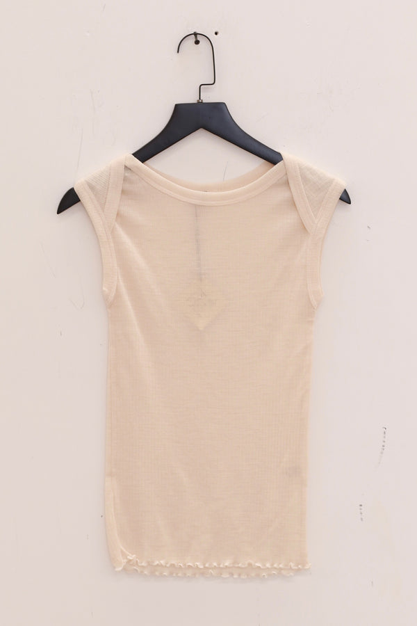 BASERANGE 25 Spring/Summer DISC Top Vest BAS-TODI-WO-SP25-UNDYED